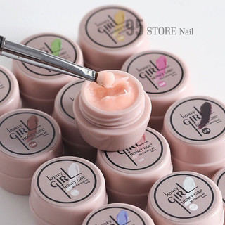 Set gel nặn hoa khô Honeygirl 12 màu chính hãng - gel nặn hoa charm và thú nổi không cần dùng lưu huỳnh