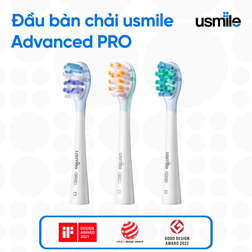 Ảnh Đầu bàn chải đệm khí usmile Advanced Professional (Air-bag PRO) - Phụ kiện chính hãng 1