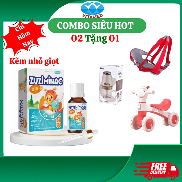 Zuziminac kẽm nhỏ giọt dành cho bé