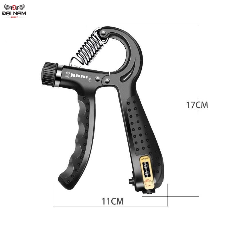 Ảnh Kìm Bóp Tay,Kìm Tập Tay Có Đếm Số Điều Chỉnh Lực Từ 5kg-60kg Chính Hãng Đại Nam Sport 1