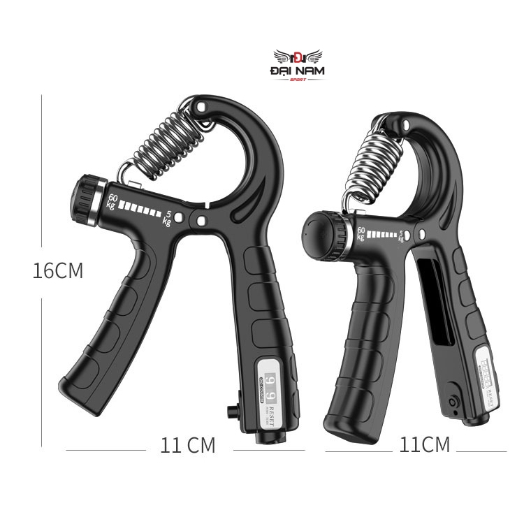 Ảnh Kìm Bóp Tay,Kìm Tập Tay Có Đếm Số Điều Chỉnh Lực Từ 5kg-60kg Chính Hãng Đại Nam Sport 2