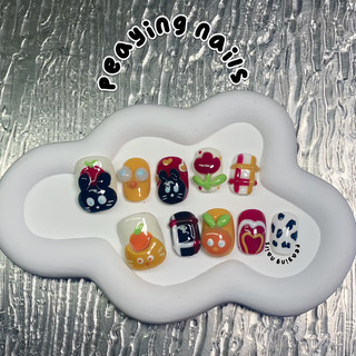Nailbox nặn gel nổi form ngắn dễ thương được đổi form