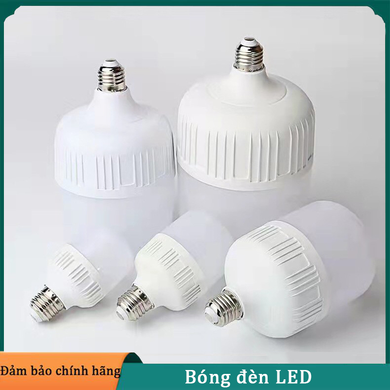[ Mua 5 tặng 1 ] Bóng đèn LED trụ tròn 5W 10W 20W 30W 40W 60W 80W, tiết ...