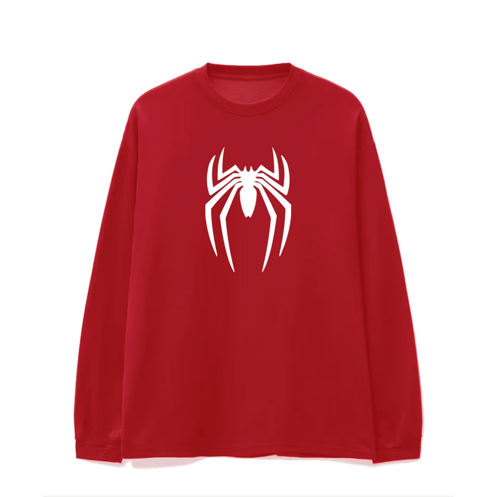 Áo Thun Tay Dài Nam Nữ Unisex Form Vừa Fit In Spiderman