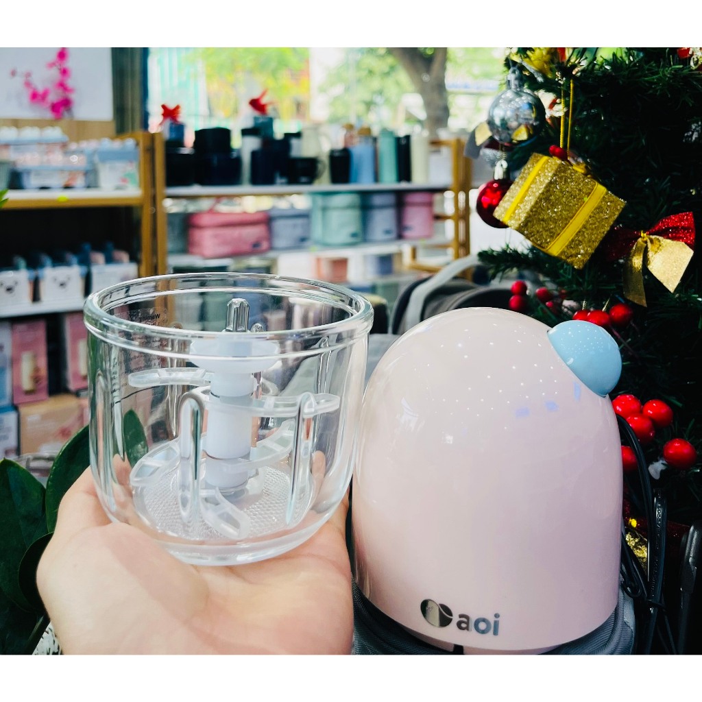 Máy xay đồ ăn dặm Aoi Smart - CHÍNH HÃNG INOCHI dung tích 300ml giúp xay thực phẩm dễ dàng cho bé