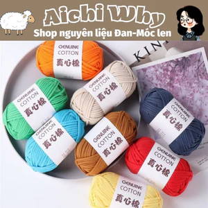 Sợi Vải Genung Cotton 50g/1c chuyên dùng móc túi xách,giỏ,thảm