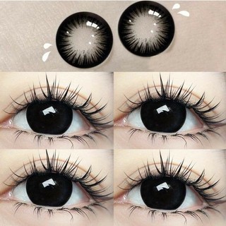 SIHY - Kính áp tròng, Lens [CẬN] Black Basic màu đen giãn tròng, độ cận 0 độ đến 8 độ