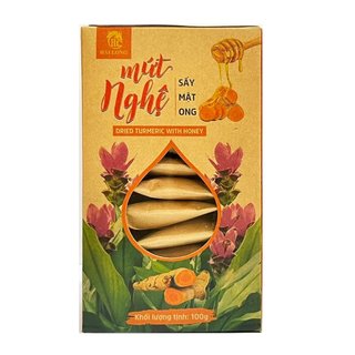 Mứt nghệ mật ong Hải Long Food (100g) hũ lớn bổ dưỡng, quà tặng sức khỏe ý nghĩa ngày lễ Tết | HẢI LONG