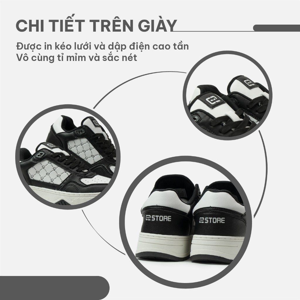 Ảnh Giày sneaker G2 Ageta kiểu giày nam nữ đế cao dáng giày thể thao nam dùng tập gym, chạy bộ đi chơi độn đế tăng chiều cao 3