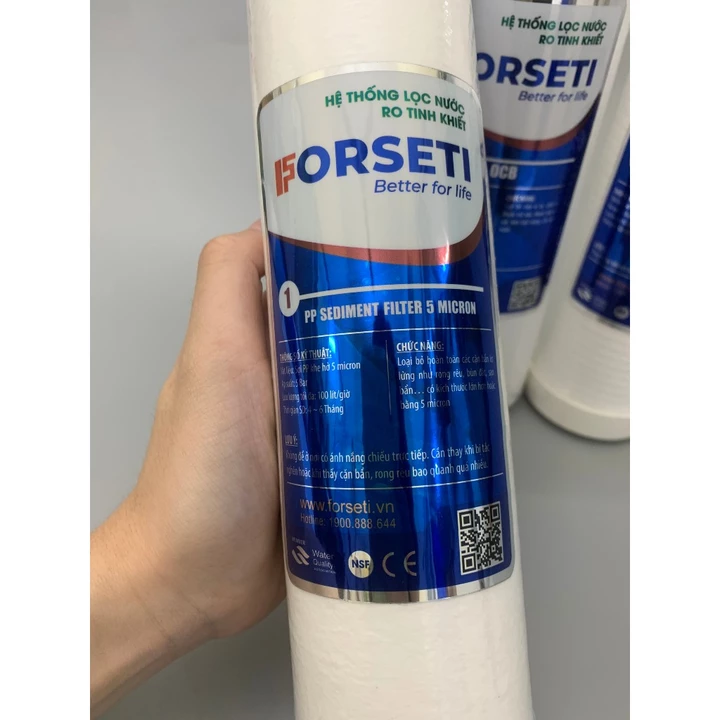 Water Filter Cartridge Filter Housing FORSETI PP Micron – 10" – 4