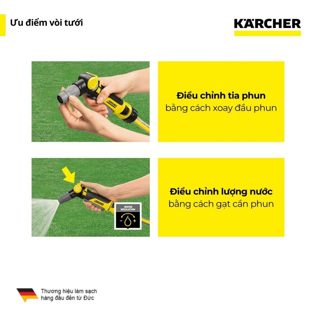 Ảnh Vòi tưới cây Karcher plus với hai chế độ phun nước 2.645-268.0 2