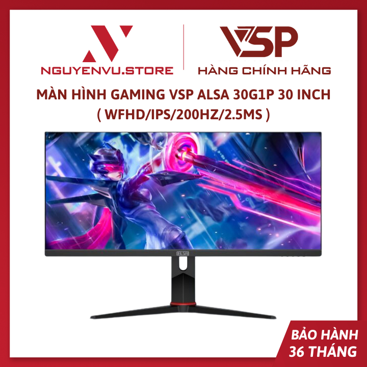 Màn Hình Gaming VSP ELSA 30G1P 30 inch ( WFHD/IPS/200Hz/2.5ms ) - Hàng ...