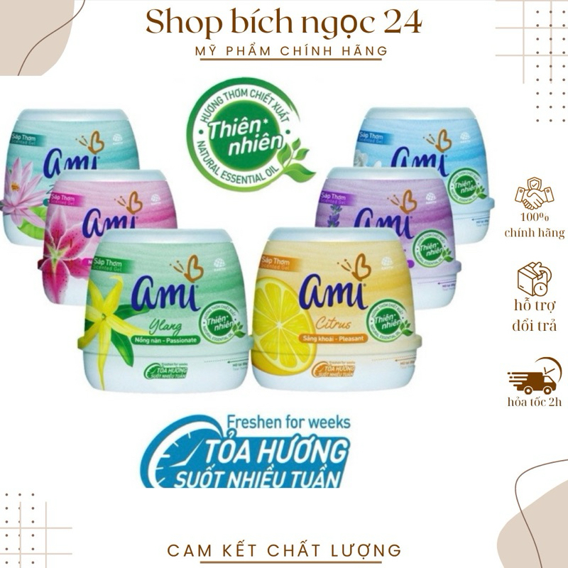 Sáp thơm để phòng Ami hộp 200g