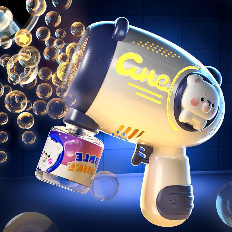 Súng Bong Bóng Xà Phòng Máy Bắn Bong Bóng Thổi Bong Bóng Xà Phòng Súng Bắng Phun Bong Bóng - Đồ Chơi Cho Bé PUKAPI