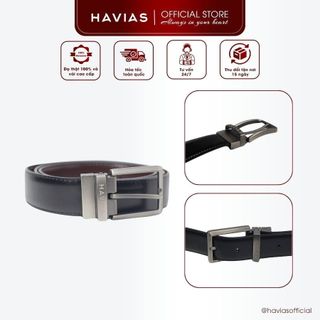 Nịt thắt lưng 2 mặt xoay HAVIAS Class8