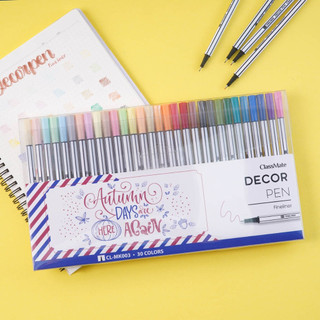 Bút Decor Pen CLASSMATE 30 Màu Ngòi Fineliner 0.4mm Dùng Đi Nét, Viết Calligraphy, Trang Trí Sổ Vở CL-MK003