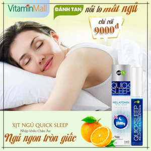 Xịt ngủ ngon Quick Sleep hỗ trợ cải thiện giấc ngủ - Ngủ ngon tròn giấc
