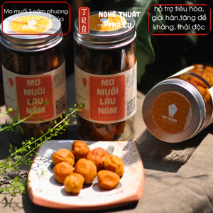 Mơ muối tía tô 3 năm phương pháp Umeboshi - Nhật Bản đóng hủ thủy tinh 250gr