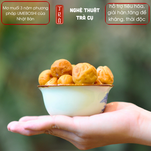 Mơ muối tía tô 3 năm phương pháp Umeboshi - Nhật Bản đóng hủ thủy tinh 250gr