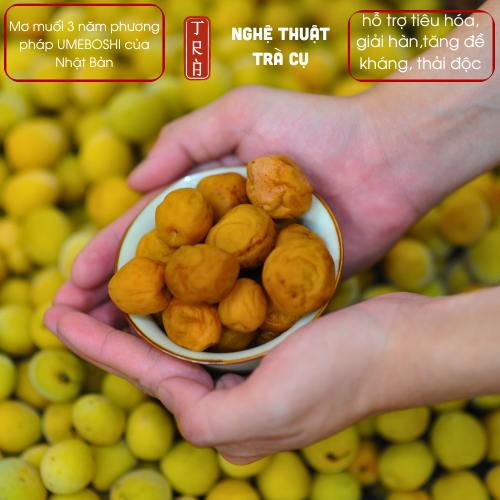 Mơ muối tía tô 3 năm phương pháp Umeboshi - Nhật Bản đóng hủ thủy tinh 250gr