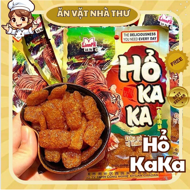 Thịt hổ Kaka, snack miếng cay thịt hổ ăn vặt tuổi thơ (gói 18g ...