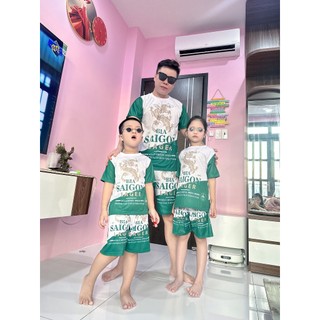 Bộ đồ the thao BIA SÀI GÒN full size - Đồ mặc nhà mặc ngủ Nam nữ Mang Phong Cách Hàn Quốc KL2