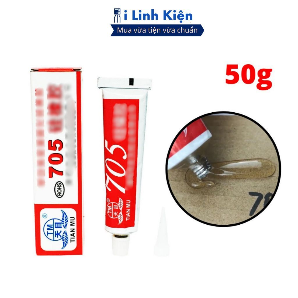Keo 705 trong suốt bảo vệ bo mạch chống ẩm chính hãng ilinhkien.