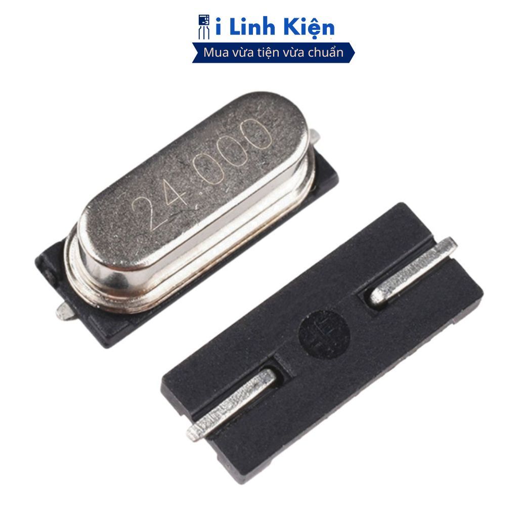 Thạch anh chân dán 4Mhz 6Mhz 8Mhz 12Mhz 16Mhz 20Mhz 24Mhz 49SMD chính hãng ilinhkien.