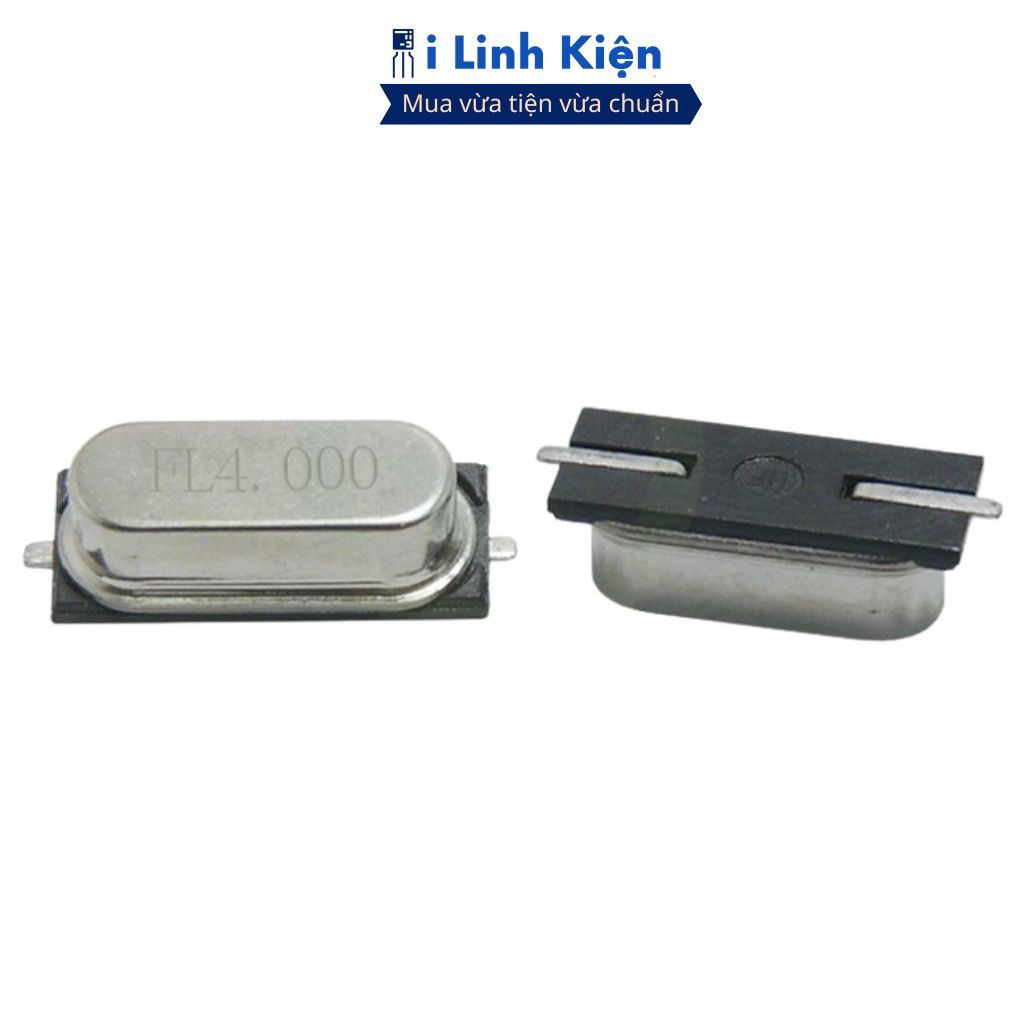 Thạch anh chân dán 4Mhz 6Mhz 8Mhz 12Mhz 16Mhz 20Mhz 24Mhz 49SMD chính hãng ilinhkien.