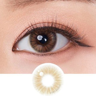 SIHY - Kính áp tròng, Lens [CẬN] Misty Brown màu nâu sáng tone Tây, độ cận mắt từ 0 đến 6 độ