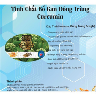 Nước mát gan đông trùng hạ thảo nghệ KGA cao cấp Hàn Quốc hộp 30 gói x70ml