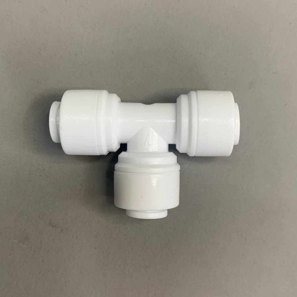 Cút Góc Và Cút T Cắm Nhanh Phi 6 Dành Cho Máy Lọc Nước Không Cần Quấn Băng Tan Và Hạn Chế Rò Nước