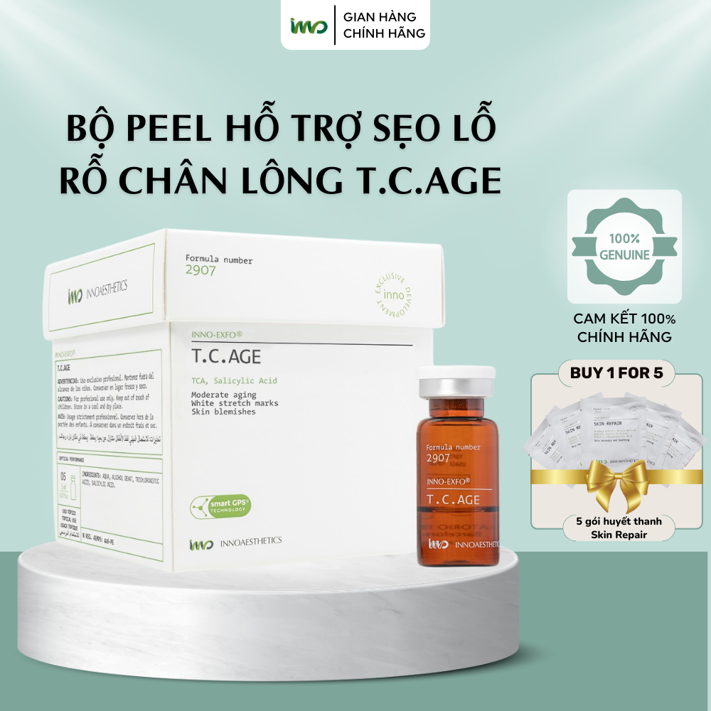 [TẶNG KEM DƯỠNG - HÀNG CHÍNH HÃNG] Peel hỗ trợ sẹo lỗ rỗ chân lông lọ ...