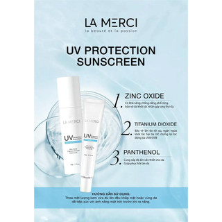 [Chính Hãng] Kem chống nắng Lamerci mỏng nhẹ không nâng tone cho nam và nữ SPF 50 +++