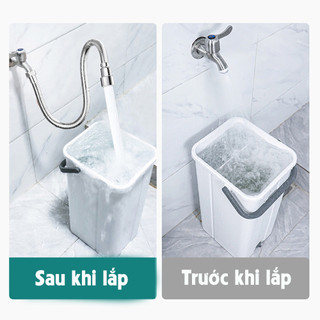 Dây nối vòi nước vạn năng, xoay 720 độ chất liệu inox 304 chống gỉ, chịu nhiệt sử dụng đa năng cho nhiều loại vòi