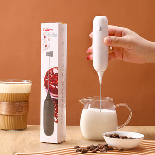 Máy đánh trứng sữa, tạo bọt cafe cầm tay mini cao cấp - chất liệu ABS, thép không gỉ sử dụng pin tiện lợi