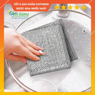 Combo 3 miếng cọ kim loại rửa chén bát