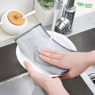 Combo 3 miếng cọ kim loại rửa chén bát
