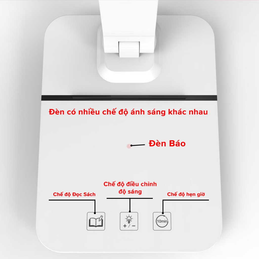 Ảnh Đèn LED 3 Chế Độ Sáng Vàng Điều Chỉnh Gấp Gọn Để Bàn Học Cổng Type C USB Chống Cận Bảo Vệ Mắt Có Loại Pin Hãng Amaiife 4