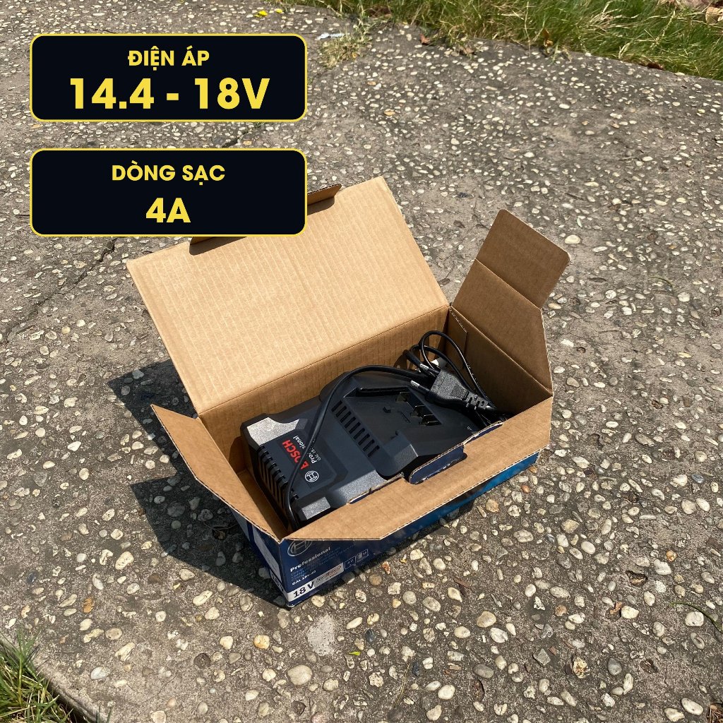 Sạc nhanh Bosch GAL 18V-40 (14.4V, 18V) - Hàng chính hãng