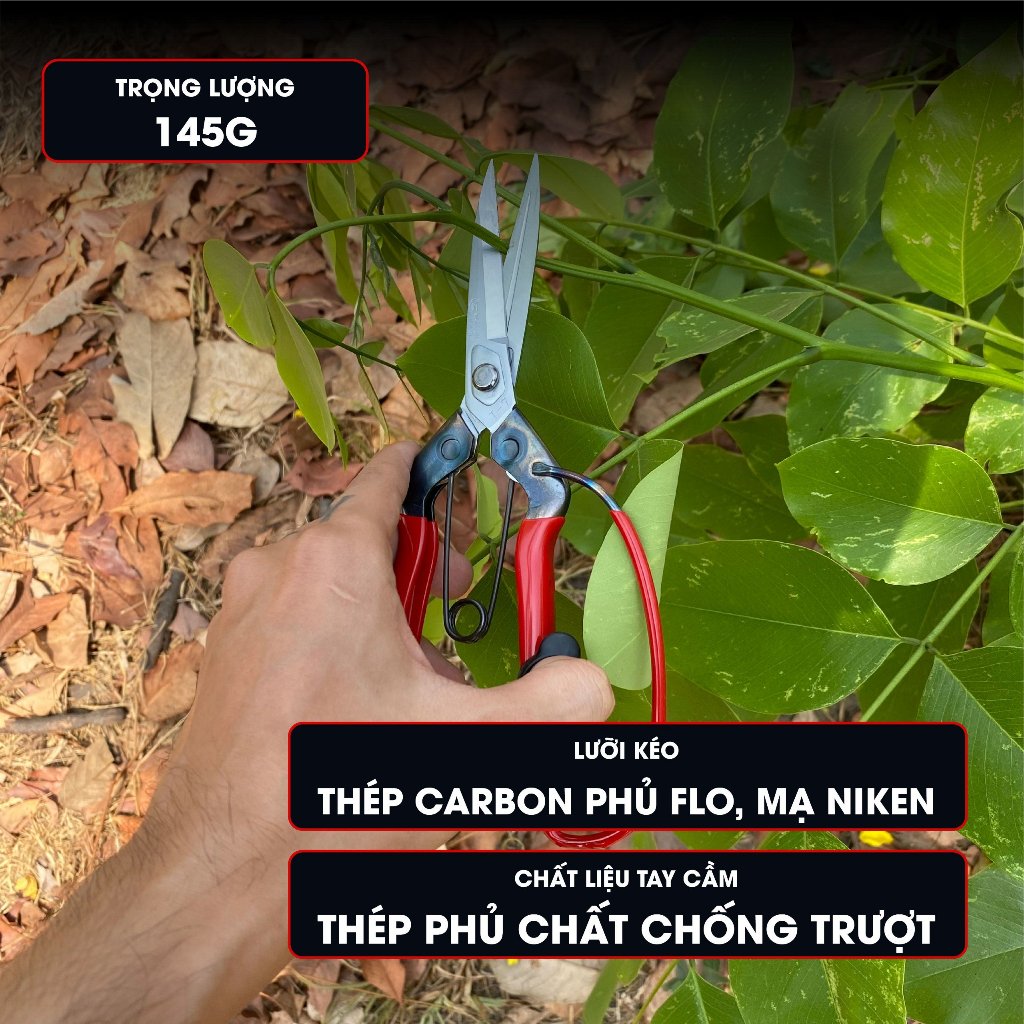 Kéo cắt tỉa cành cao cấp Nhật Bản Chikamasa T-710GDX