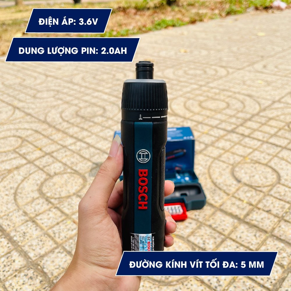 Máy bắn vít dùng pin Bosch Go Gen 3 KIT MỚI