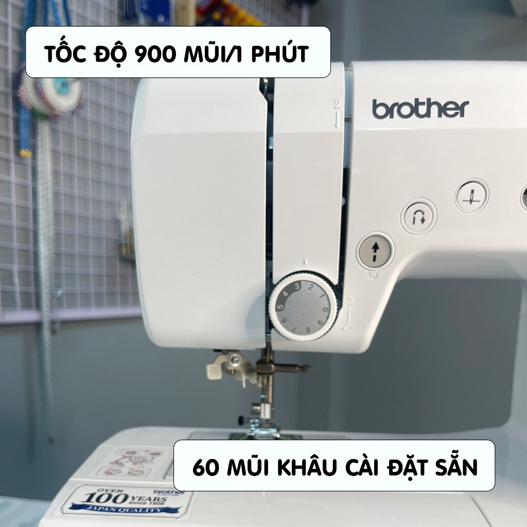[HỎA TỐC 2H]Máy May Điện Tử Brother FS60X - Hàng chính hãng