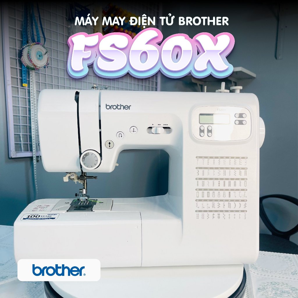 [HỎA TỐC 2H]Máy May Điện Tử Brother FS60X - Hàng chính hãng