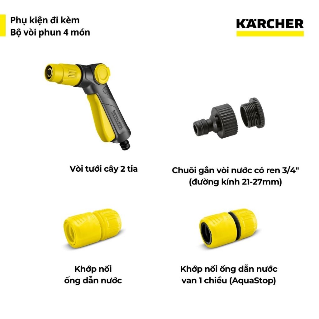 Ảnh Bộ vòi phun tưới cây Karcher 1