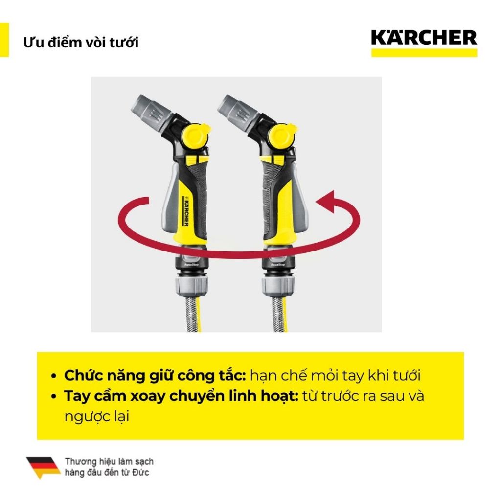 Ảnh Vòi tưới cây Karcher plus với hai chế độ phun nước 2.645-268.0 3