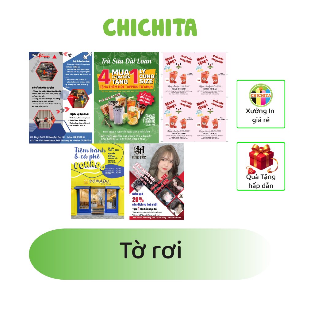 In tờ rơi , in mọi số lượng, tờ rơi A4, A5 C150 CHICHITA | Shopee Việt Nam
