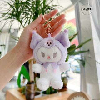Móc Khóa Cute LINDO, Móc Khóa Gấu Dâu, Kurumi, Loopy, Thỏ Hồng, Quà Tặng Xinh Xắn, Treo balo, cặp