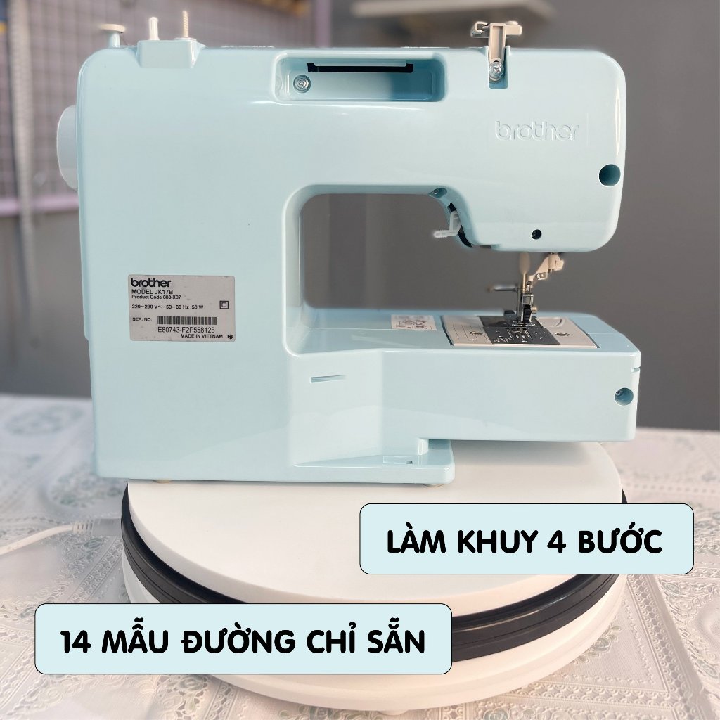 [HỎA TỐC 2H HCM] Máy May Gia Đình Brother JK17B