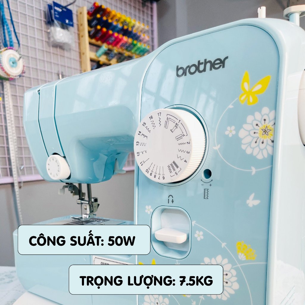 [HỎA TỐC 2H HCM] Máy May Gia Đình Brother JK17B